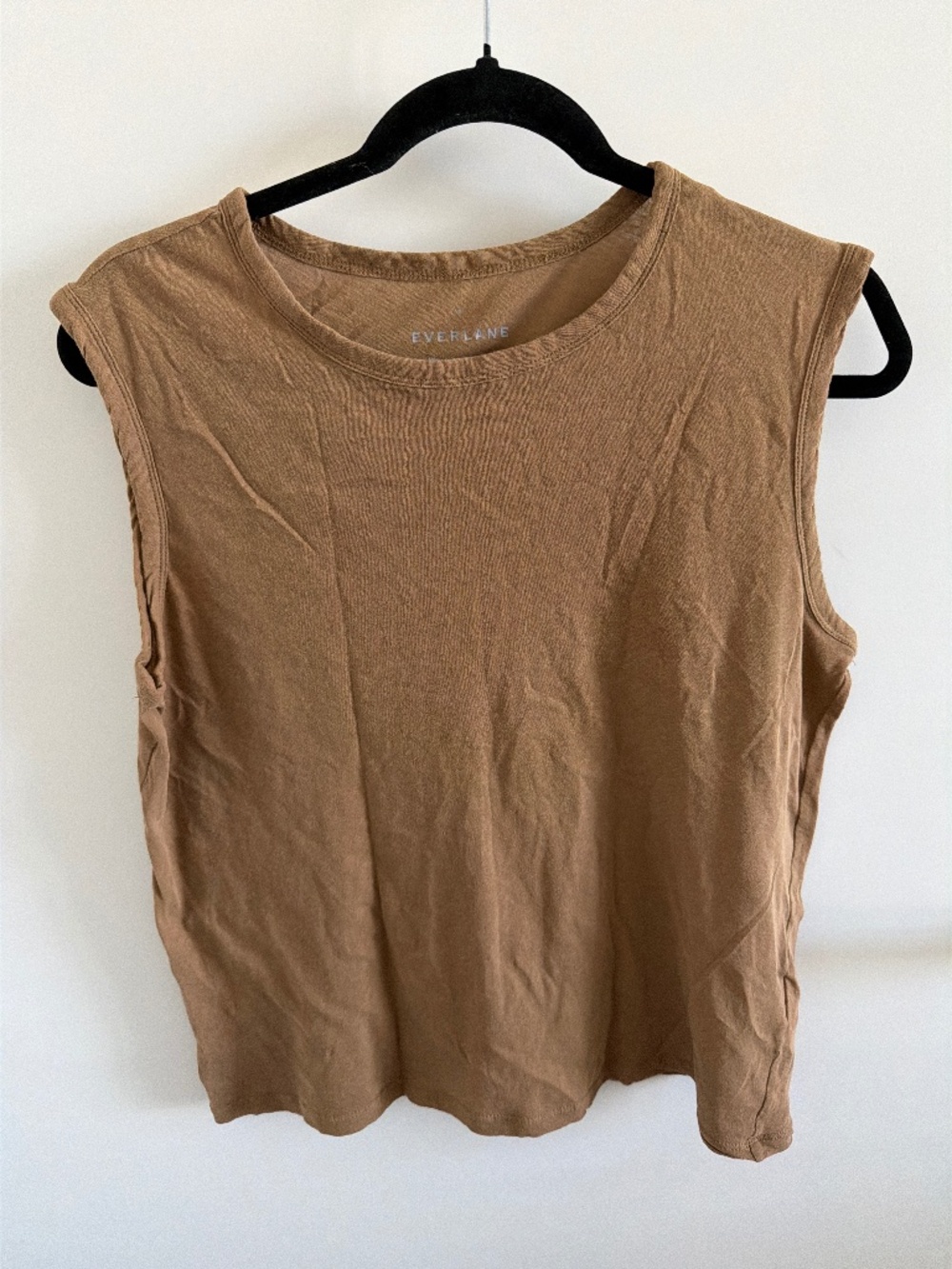 Everlane Brown Cotton Sleeveless Top Size XS